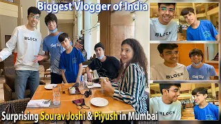 Sourav Joshi ki Girlfriend Revealed😅 | Met Sourav Joshi, Piyush, Sambhavna Seth, Sahil Joshi 😍