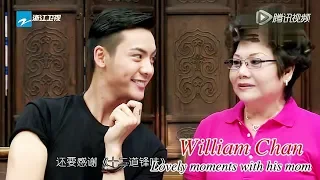 [EngSub] William Chan and his love for his mom (Lovely moments from interview and shows)