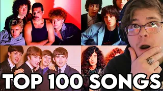 Music Producer Discovers Top 100 Greatest Rock Songs Of All Time