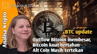 Analisa Pagi - Market Crypto mengalami outflow lumayan besar, Bitcoin masih bertahan, Tapi Alt ?😭