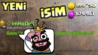 İSİM DEĞİŞİKLİĞİ YAPTIM ( Tahmini Olan? ) Clash Of Clans