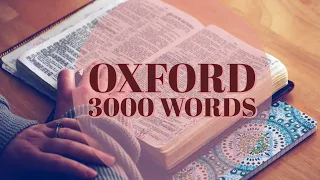oxford 3000 | common english words | english words list