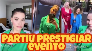 MUSA: Andressa Suita com look BABADO vai a EVENTO em  Florianópolis "mood de Hoje"