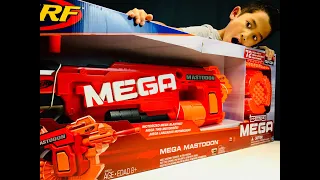 Unboxing the Nerf MEGA Mastodon at Milo's SandBox