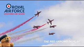 The Wonderful RED ARROWS display at RAF COSFORD Air Show 2022 ~ The Royal Air Force Aerobatics Team