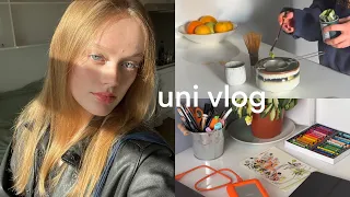 vlog | uni lectures, my skincare routine, shopping + cooking