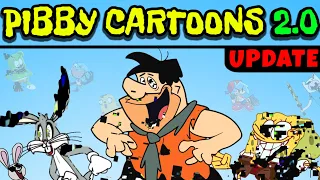 Friday Night Funkin' Pibby Cartoons 2.0 Demo Full Mod | Pibby Bugs Bunny, Finn, Fred (FNF/Pibby/New)