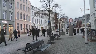 Spaziergang gegen Corona-Maßnahmen in Wismar