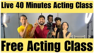 Live Acting Class by Vinay Shakya at Letd Act Mumbai