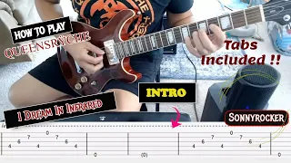 Queensryche - I Dream In Infrared guitar lesson (intro)