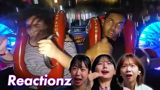 Koreans React To America's Scariest Ride | 𝙊𝙎𝙎𝘾