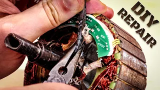 Electric Scooter Hub Motor DIY Repair - replacing wires and bearing, cleaning rust