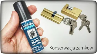 How to maintain inserts, locks and padlocks?  Preparation for the maintenance of Gerda locks