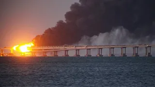 Explosion sur le pont de Crimée : Vladimir Poutine accuse Kyiv d'avoir commis un "acte terroriste"