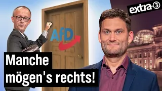 AfD-Parteitag und die brennende Brandmauer der CDU | extra 3 vom 03.08.2023 | NDR