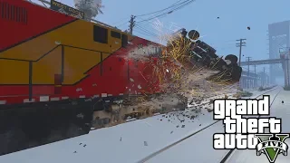 GTA 5: SP Series #9 - AWVR Runaway Train Through San Andreas (Unstoppable)