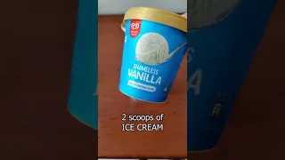 3 Ingredients Coffee Ice Cream Recipe in 1 min | Affogato Coffee | Instant Coffee Dessert #Shorts