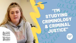 Studying Criminology at Wrexham Glyndwr University