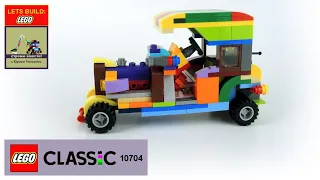 LEGO Car MOC. How to build LEGO CLASSIC 10704 Vintage Car Ford. Save Money & Space with Lego Classic