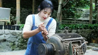 💡The Genius Girl Repaired A 15KW Scrapped Motor, Lumber Mill Owner Was Shocked! | Linguoer