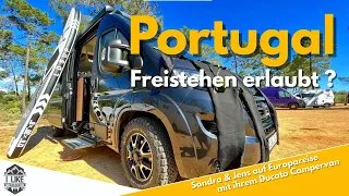 Portugal 🇵🇹1 | Freistehen noch erlaubt? | VOLLZEIT VANLIFE im Fiat Ducato | #portugal