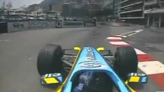 Formula 1 Fernando Alonso onboard Monaco 2005