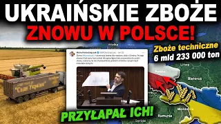 TAJNE TRANSPORTY ZBOŻA Z UKRAINY WPADŁY!