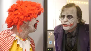 Ronald McDonald meets Joker