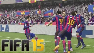 Temporadas Online | FIFA 15 Gameplay en PS4 - Barcelona, la pesadilla del Real y del Bayern
