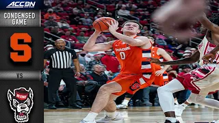 Syracuse vs. NC State Condensed Game | 2021-22 ACC Men’s Basketball