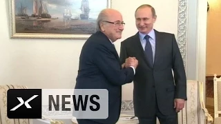 Präsidententreffen! Sepp Blatter meets Wladimir Putin | FIFA | WM 2018