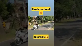 💪🏼power of 1300 cc 🔥|| hayabusa exhaust sound 🔊|| #shorts #trending #youtube #hayabusa #superbike ❤️