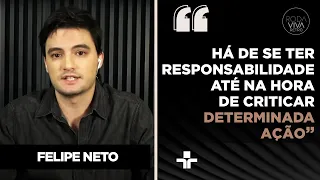 "Eu não me sinto um justiceiro", responde Felipe Neto sobre 'cultura do cancelamento'