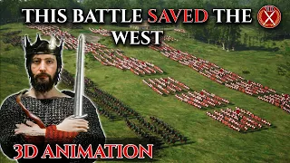 Battle Of Tours 732 AD : Animated Film