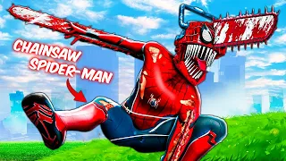 SPIDERMAN And CHAINSAW MAN Become ONE In GTA 5 TAMIL..!