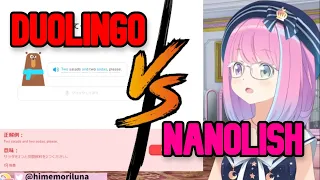 Luna Left Baffled as Duolingo Fails to Recognize her Perfect Nanolish [EN Subs/Hololive]