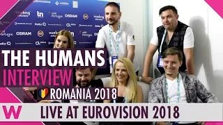 The Humans (Romania) interview @ Eurovision 2018 | wiwibloggs