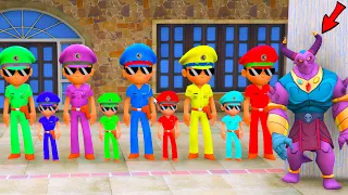 Kaal Playing Hide and Seek With Colorful Little Singham | Little Singham Cartoon