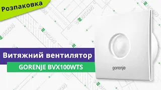 Розпаковуємо вентилятор Gorenje BVX100WTS