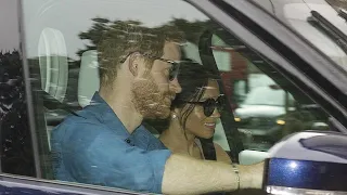 Prince Harry and Meghan Markle Spotted For First Time After Royal Wedding