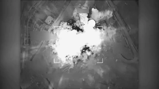 NATO Unclassified: 1-30-17: SYRIA - Coalition Airstrikes Blew Up A Terrorist Bomb Factory.