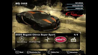 NFS Most Wanted - Bugatti Chiron Super Sport 300