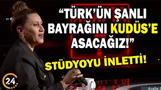 Sanatçı Azerin Stüdyoyu İnletti! “Türk’ün Şanlı Bayrağını Kudüs’e Asacağız!”