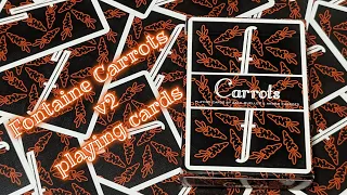 Daily deck review day 176 - Fontaine Carrots V2 playing cards By Zack Mueller & Anwar Carrots