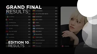 Grand Final - Official Results - Edition 10 - Our International Song Contest