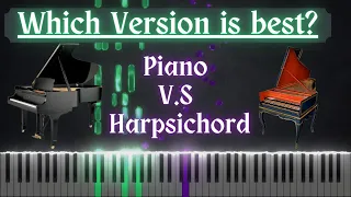 What Sounds Better Here? Harpsichord Or Piano?