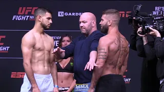 UFC on ESPN 6: Yair Rodriguez vs. Jeremy Stephens Weigh-In Staredown - MMA Fighting