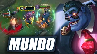 Wild Rift Mundo Baron Lane Gameplay in Season 12 (Build & Runes)