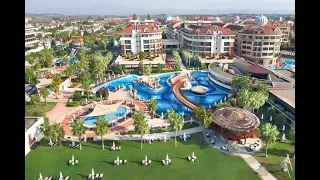 Sherwood Dreams Resort Belek in Antalya Türkiye Water Slides + Restaurant & Hotel Tour