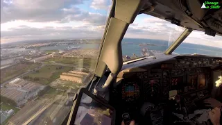 Salento Airport Brindisi landing Boeing 737